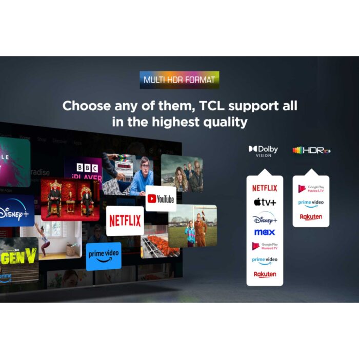 TCL 75P7K-UK 75 Inch P7K 4K QLED Ultra HD HDR Direct LED Smart Google TV 2025 - Image 7