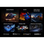 TCL 75T8C-UK 75 Inch T8C 4K QLED Ultra HD HDR Smart Google TV with 144Hz Motion Clarity Pro and Onkyo 2.1 sound 2025 - Image 2