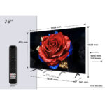 TCL 75T8C-UK 75 Inch T8C 4K QLED Ultra HD HDR Smart Google TV with 144Hz Motion Clarity Pro and Onkyo 2.1 sound 2025 - Image 5