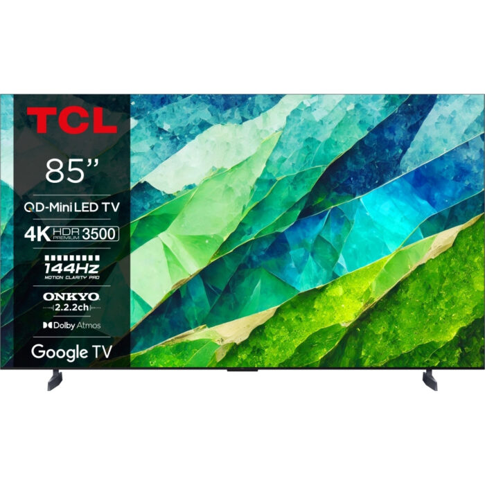TCL 85C855K 85 Inch C855K 4K UHD HDR QLED Mini LED Smart Google TV 2024 - Image 1