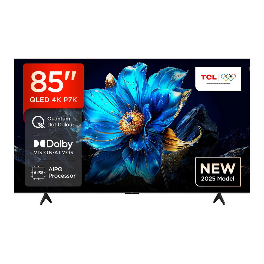 tcl-85p7k-uk-85-inch-p7k-4k-qled-ultra-hd-hdr-direct-led-smart-google-tv-2025-85-inch-1151373507 TCL 85P7K-UK 85 Inch P7K 4K QLED Ultra HD HDR Direct LED Smart Google TV 2025 - Image 1