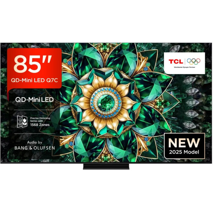 TCL 85Q7C-UK 85 Inch Q7C 4K Ultra HD HDR QD-Mini LED Smart Google TV 2025 - Image 1