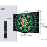 TCL 85Q7C-UK 85 Inch Q7C 4K Ultra HD HDR QD-Mini LED Smart Google TV 2025 - Image 2