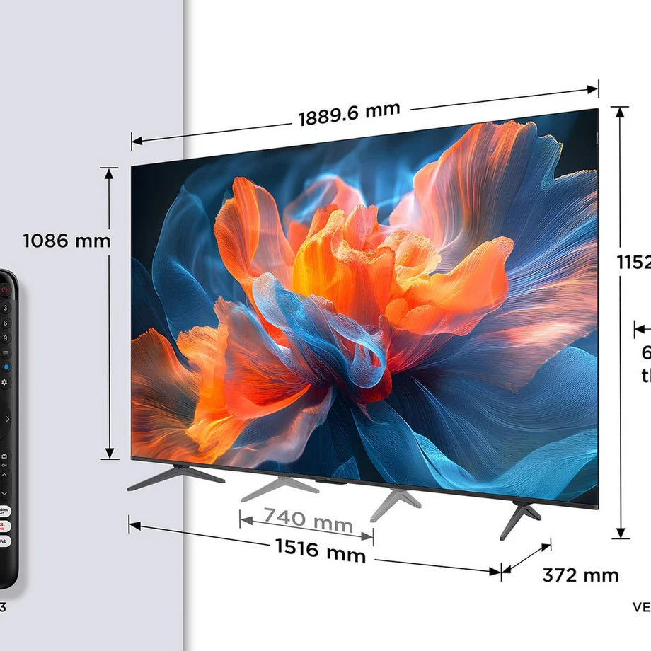 tcl-85t8c-uk-85-inch-t8c-4k-qled-ultra-hd-hdr-smart-google-tv-with-144hz-motion-clarity-pro-and-onkyo-2-1-sound-2025-85-inch-1155980069 TCL 85T8C-UK 85 Inch T8C 4K QLED Ultra HD HDR Smart Google TV with 144Hz Motion Clarity Pro and Onkyo 2.1 sound 2025 - Image 2