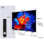 TCL 98P8K-UK 98 Inch P8K 4K Ultra HD HDR QLED Smart Google TV with 144Hz Motion Clarity Pro and Onkyo 2.1 sound 2025 - Image 2