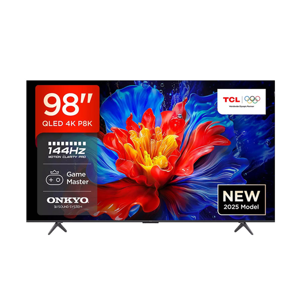 tcl-98p8k-uk-98-inch-p8k-4k-ultra-hd-hdr-qled-smart-google-tv-with-144hz-motion-clarity-pro-and-onkyo-2-1-sound-2025-98-inch-1167072053 TCL 98P8K-UK 98 Inch P8K 4K Ultra HD HDR QLED Smart Google TV with 144Hz Motion Clarity Pro and Onkyo 2.1 sound 2025 - Image 1