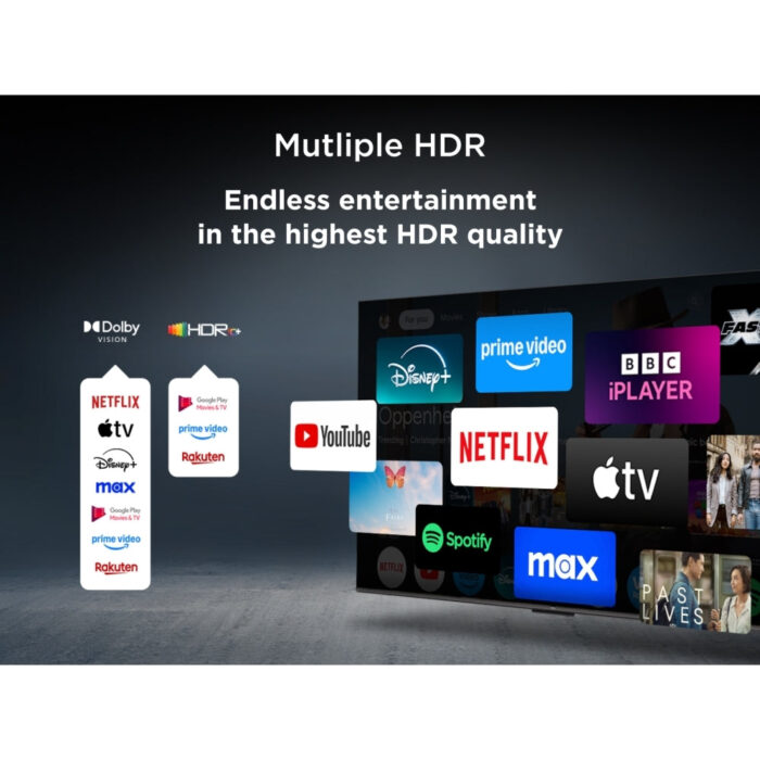 TCL 98Q6C-UK 98 Inch Q6C 4K Ultra HD HDR QD-Mini LED Smart Google TV 2025 - Image 8