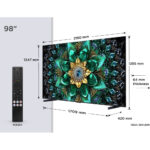 TCL 98Q6C-UK 98 Inch Q6C 4K Ultra HD HDR QD-Mini LED Smart Google TV 2025 - Image 2