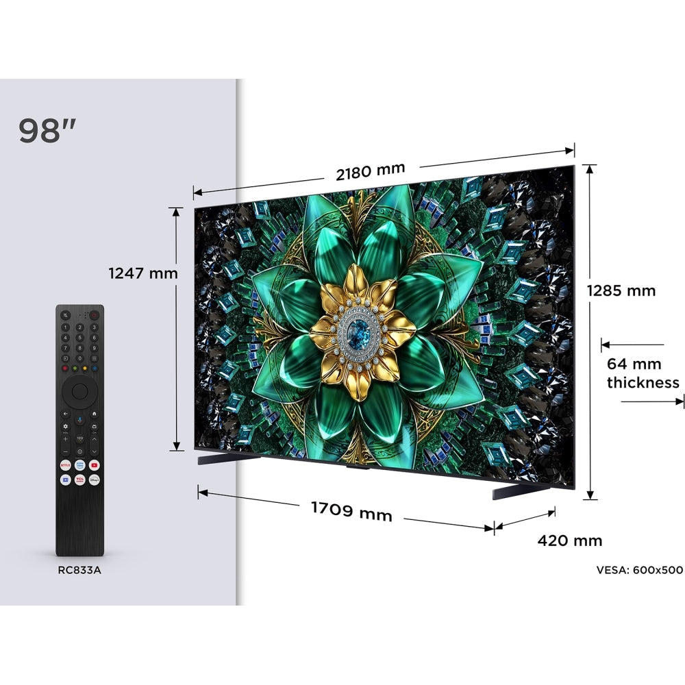 tcl-98q6c-uk-98-inch-q6c-4k-ultra-hd-hdr-qd-mini-led-smart-google-tv-2025-98-inch-1167031352 TCL 98Q6C-UK 98 Inch Q6C 4K Ultra HD HDR QD-Mini LED Smart Google TV 2025 - Image 2