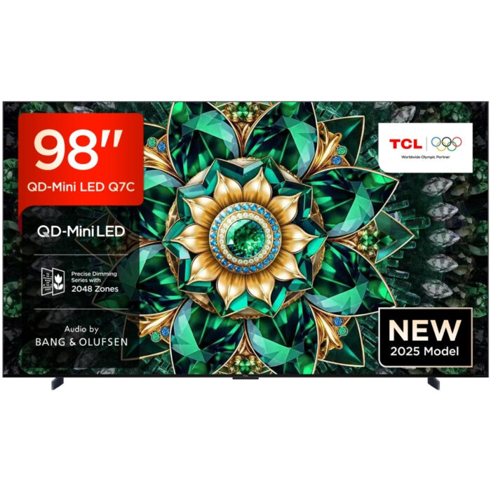 TCL 98Q7C-UK 98 Inch Q7C 4K Ultra HD HDR QD-Mini LED Smart Google TV 2025 - Image 1