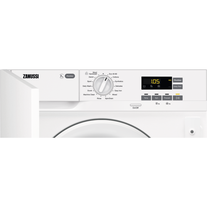 zanussi-z712w43bi-7kg-1200-spin-integrated-washing-machine-white-1082445513 Zanussi Z712W43BI 7Kg 1200 Spin Integrated Washing Machine White - Image 2