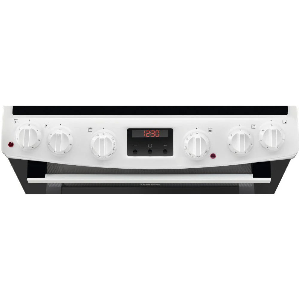 zanussi-zcv66250wa-ceramic-electric-cooker-with-double-oven-white-white-1082446151 Zanussi ZCV66250WA Ceramic Electric Cooker with Double Oven White - Image 2