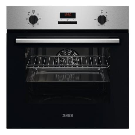 zanussi-zohxc2x2-built-in-electric-single-oven-stainless-steel-1082446374 Zanussi ZOHXC2X2 Built In Electric Single Oven Stainless Steel - Image 1